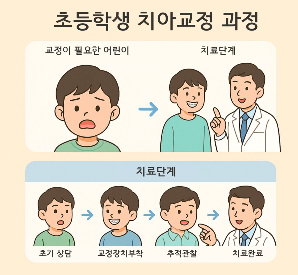 초등학생 치아교정 비용과 과정, 쉽게 설명해 드려요 2 치아교정 과정