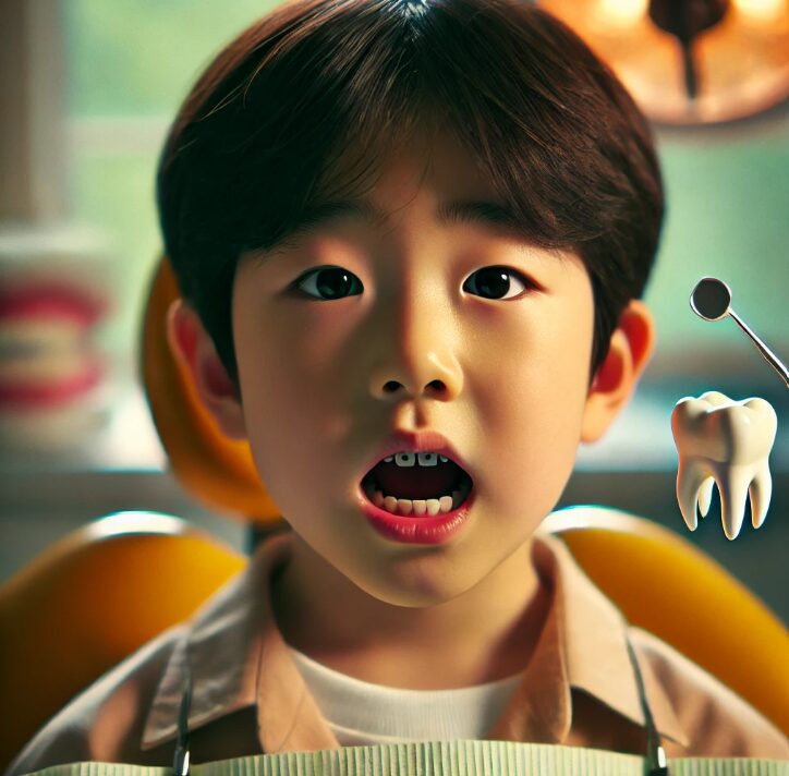 아이 이가 안닿아요