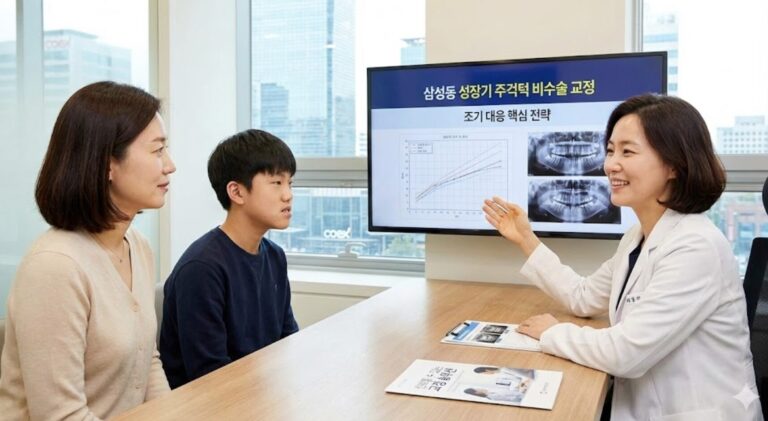 삼성동 교정치과 선택의 기준: 비수술·비발치 주걱턱 교정으로 완성하는 건강한 미소