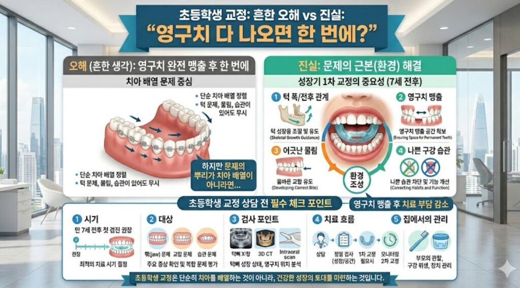 강남 치아교정, 초등학생 1차교정부터 시작해야 하는 이유와 치료 흐름 총정리 3 image 7