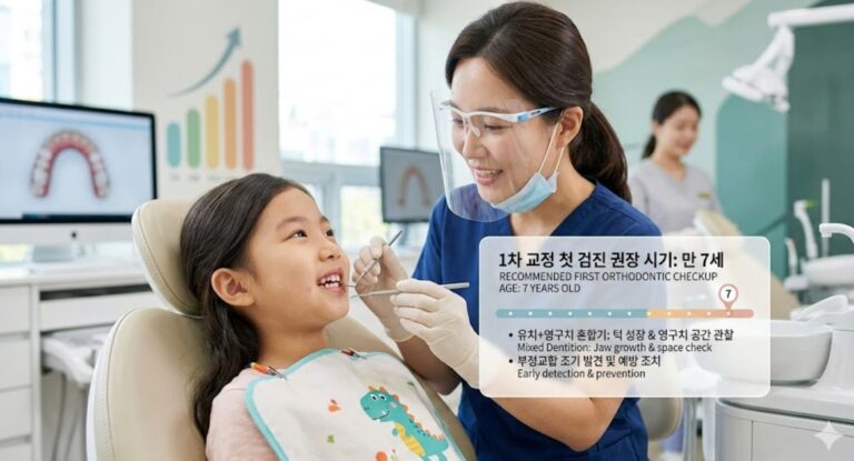 1차교정 언제 시작해야 하나요? 시기·대상·검사 포인트 총정리